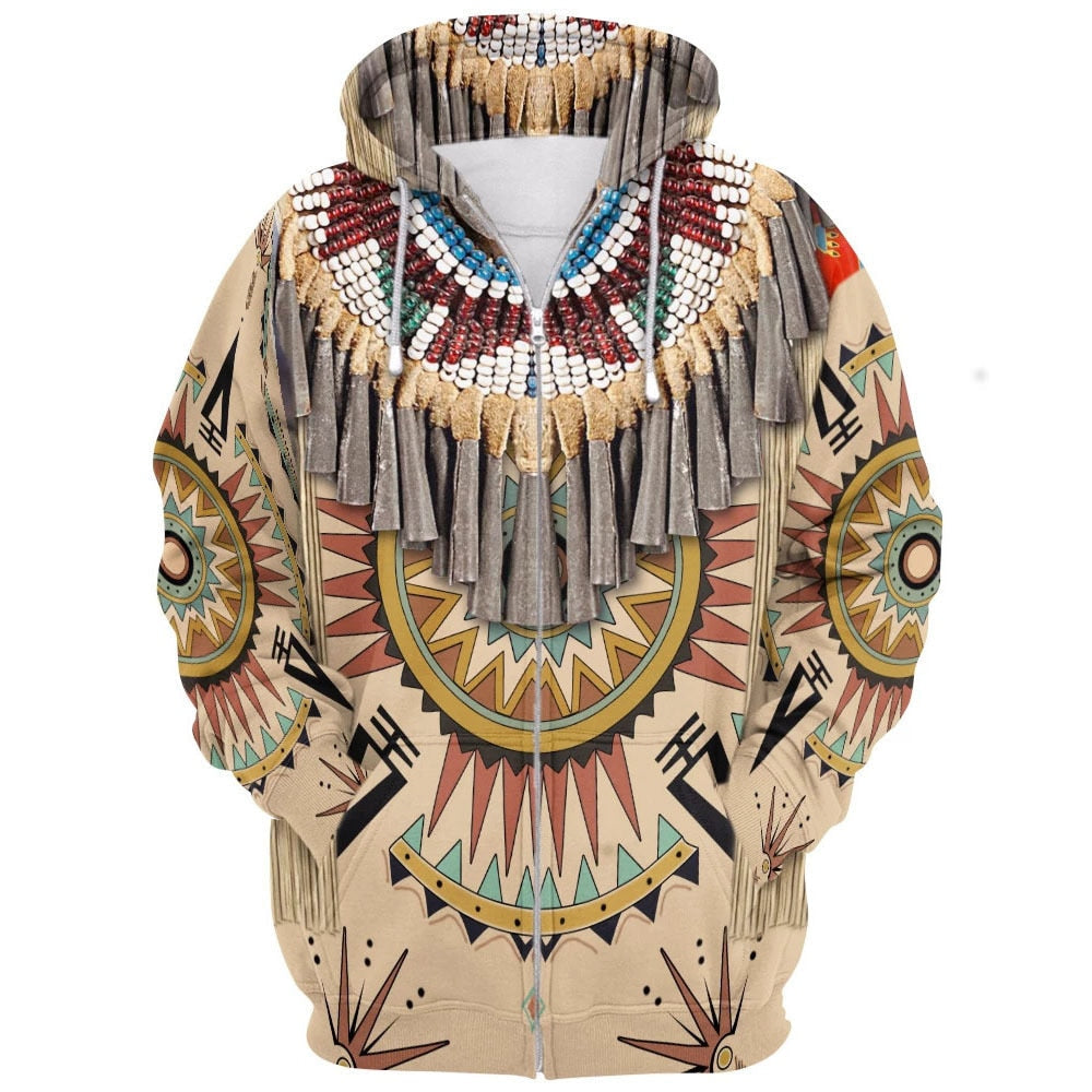 Warm Native American Hoodie