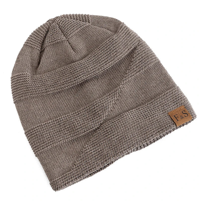 Warm Winter Beanie with Fleece Lining