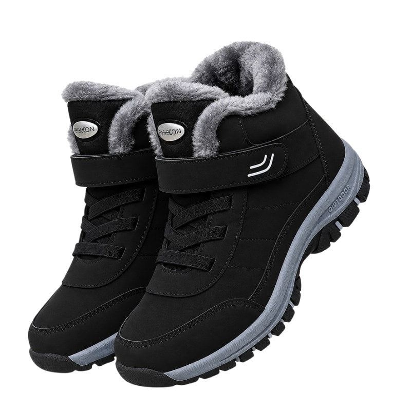 Warm Winter Boots with Heavy-Duty Rubber Sole
