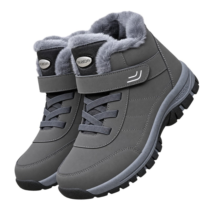 Warm Winter Boots with Heavy-Duty Rubber Sole