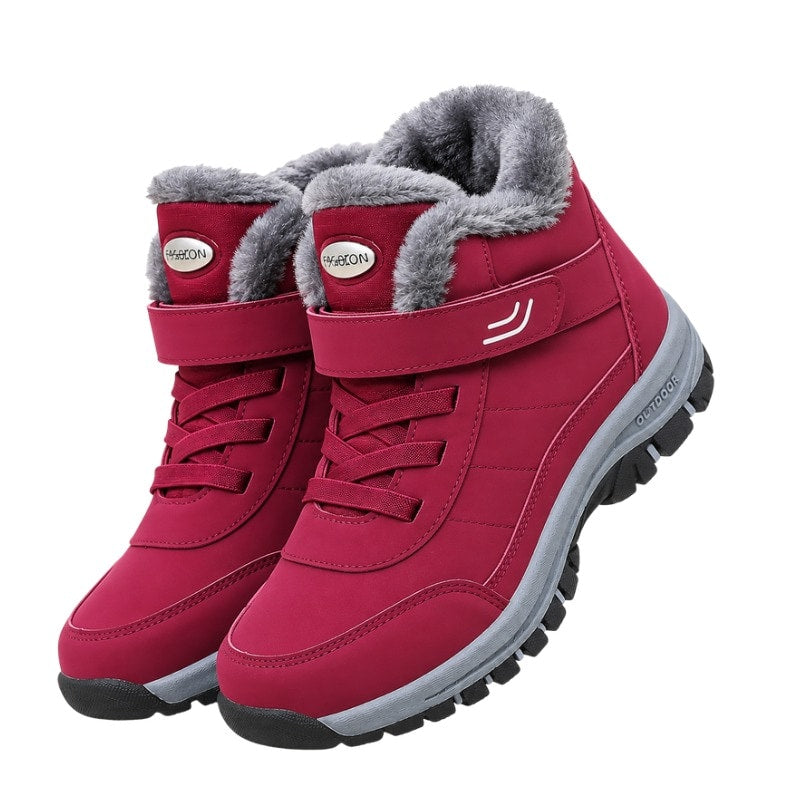 Warm Winter Boots with Heavy-Duty Rubber Sole