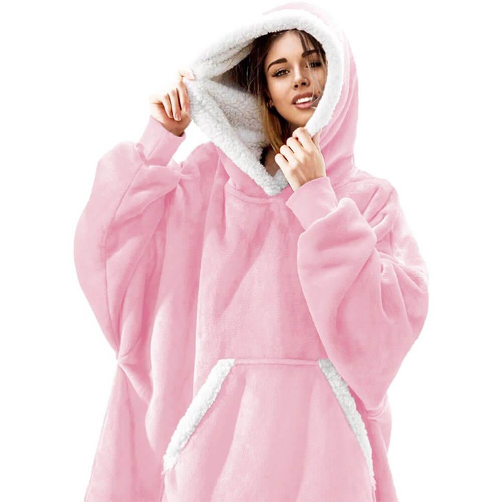 Warm Winter Hoodie Blanket