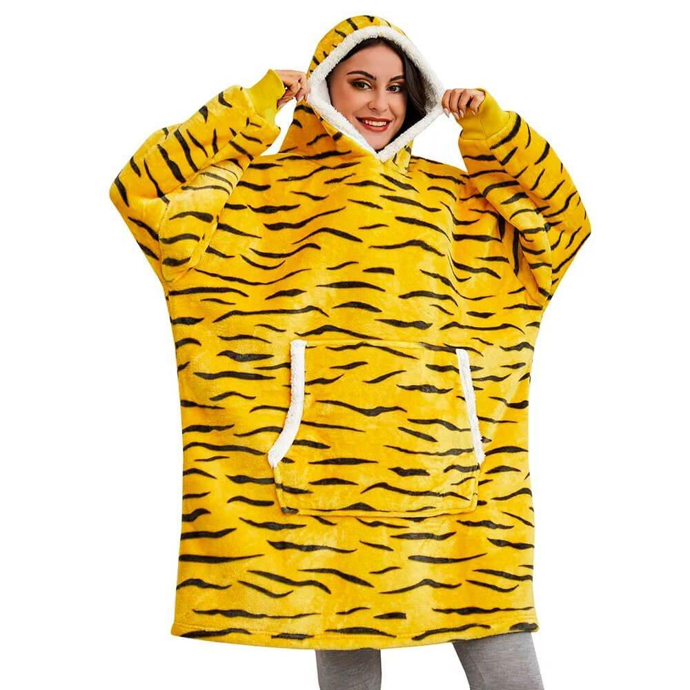 Warm Winter Hoodie Blanket