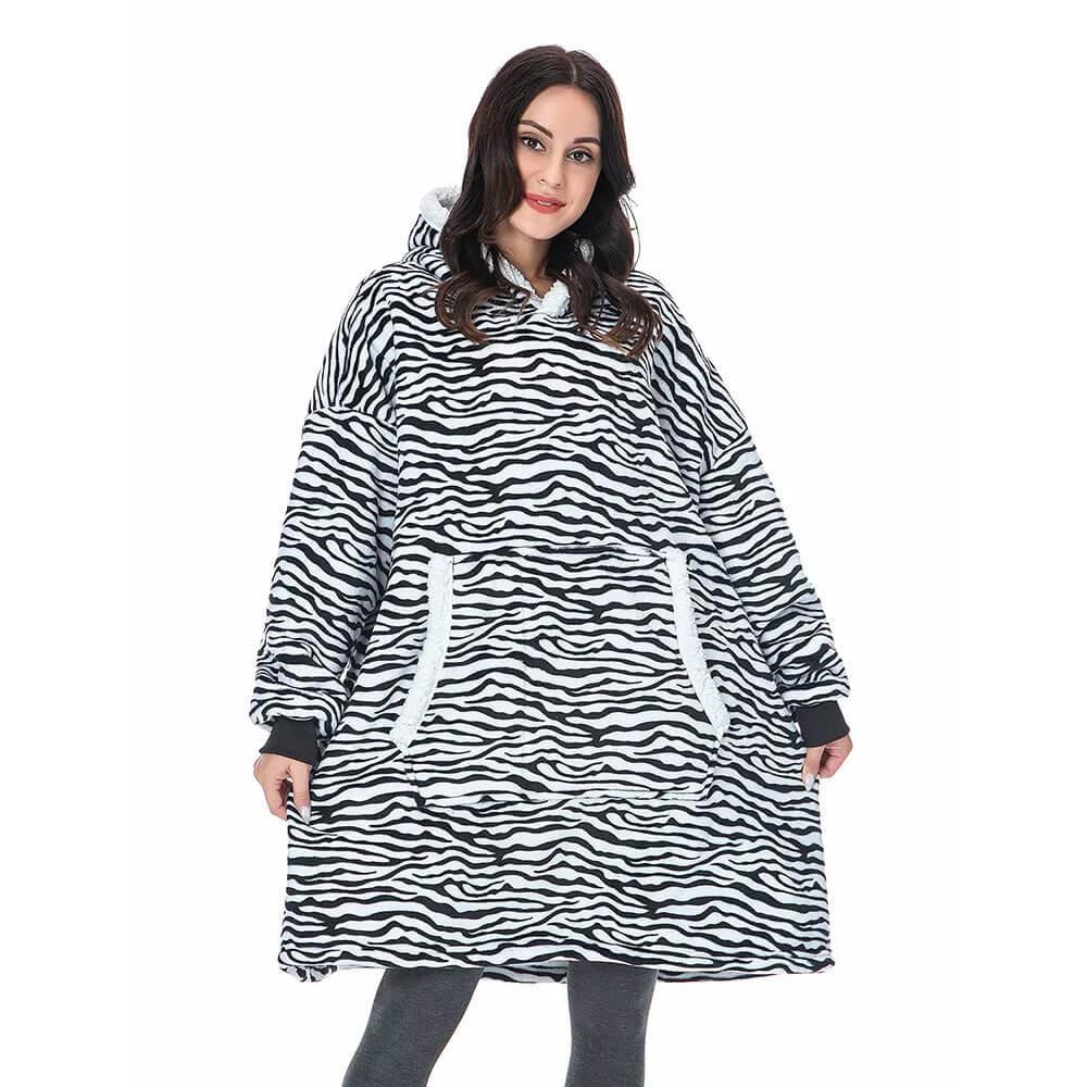 Warm Winter Hoodie Blanket