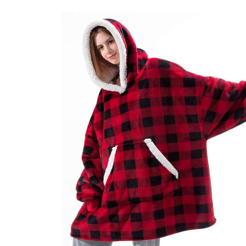Warm Winter Hoodie Blanket