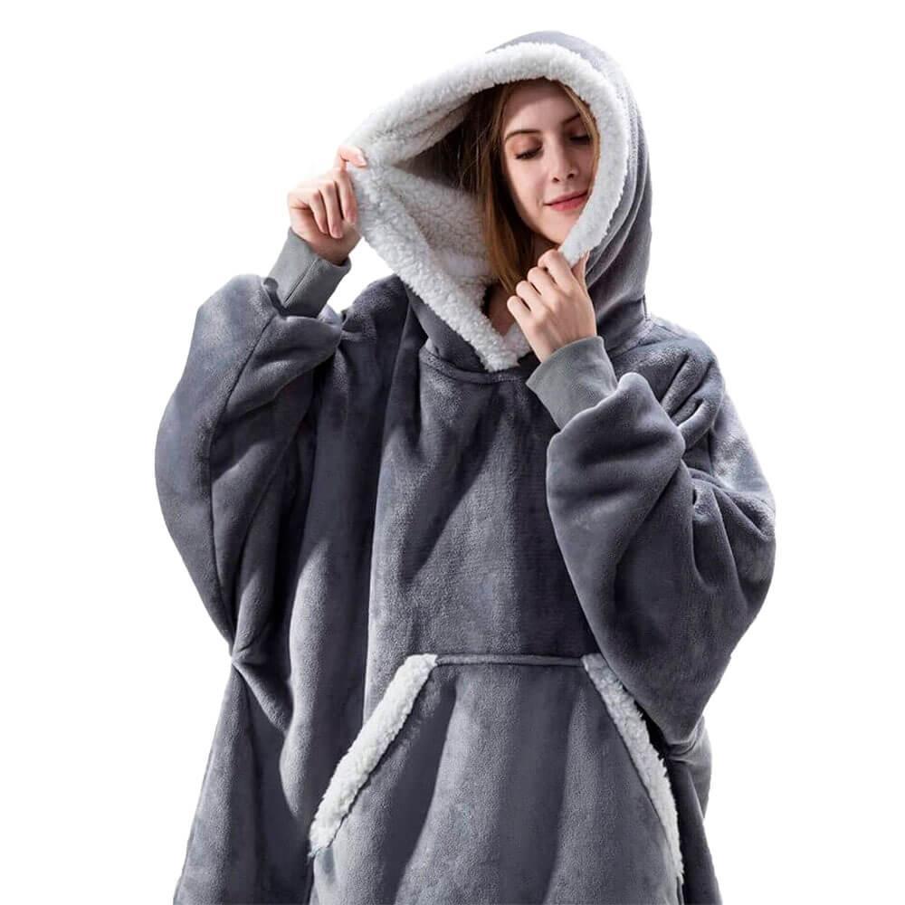 Warm Winter Hoodie Blanket
