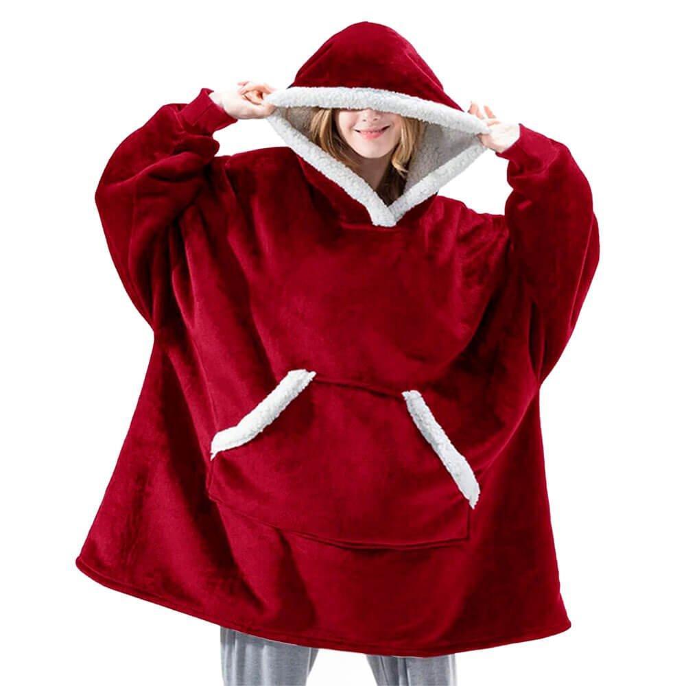 Warm Winter Hoodie Blanket