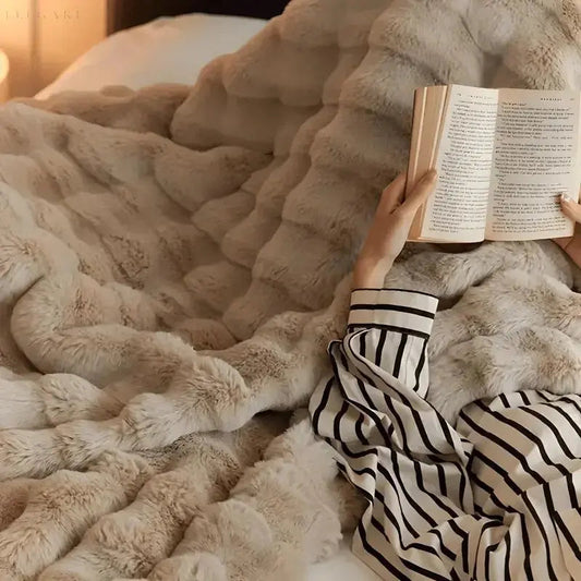 Warm Winter Throw Blanket for Sofa