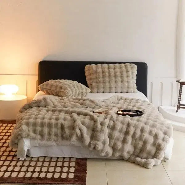 Warm Winter Throw Blanket for Sofa