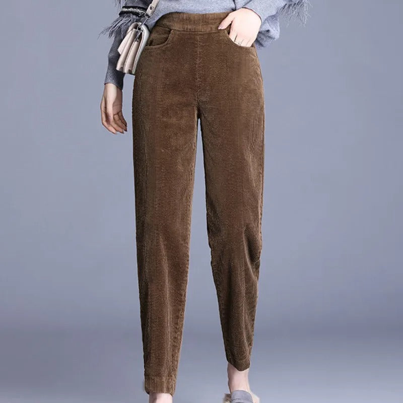 Warm Women's Corduroy Trousers