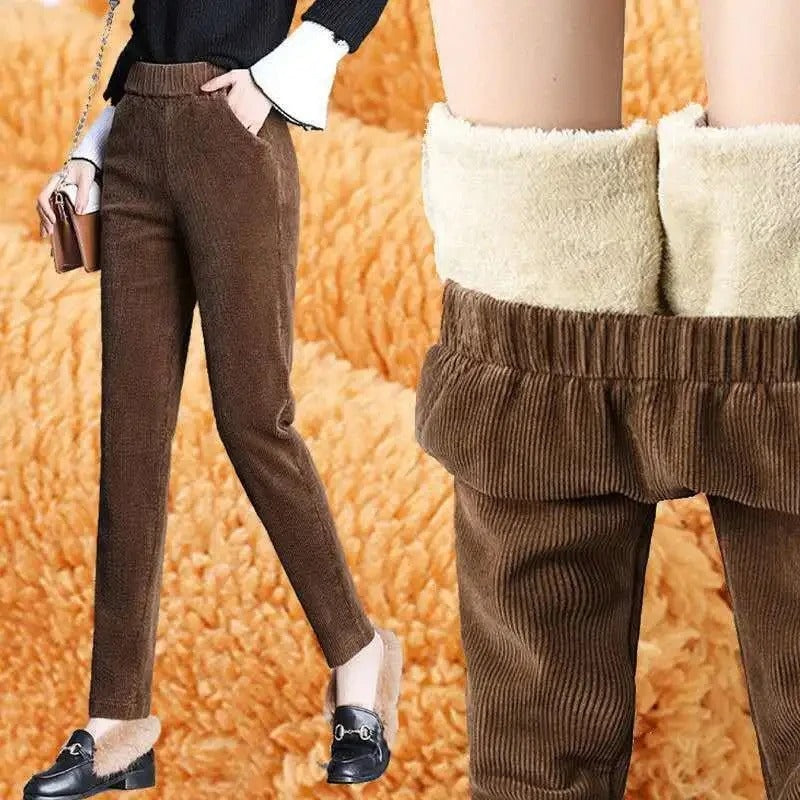 Warm Women's Corduroy Trousers