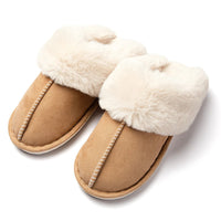 Warmly Lined Slippers with Soft Lining and Non-Slip Sole