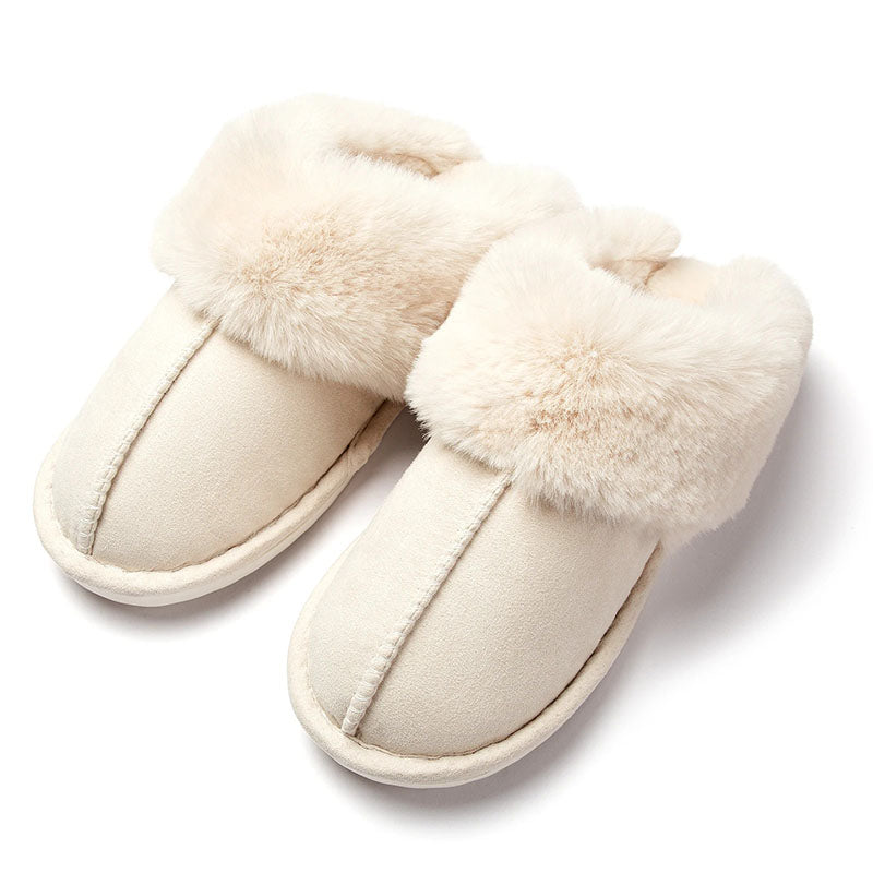 Warmly Lined Slippers with Soft Lining and Non-Slip Sole