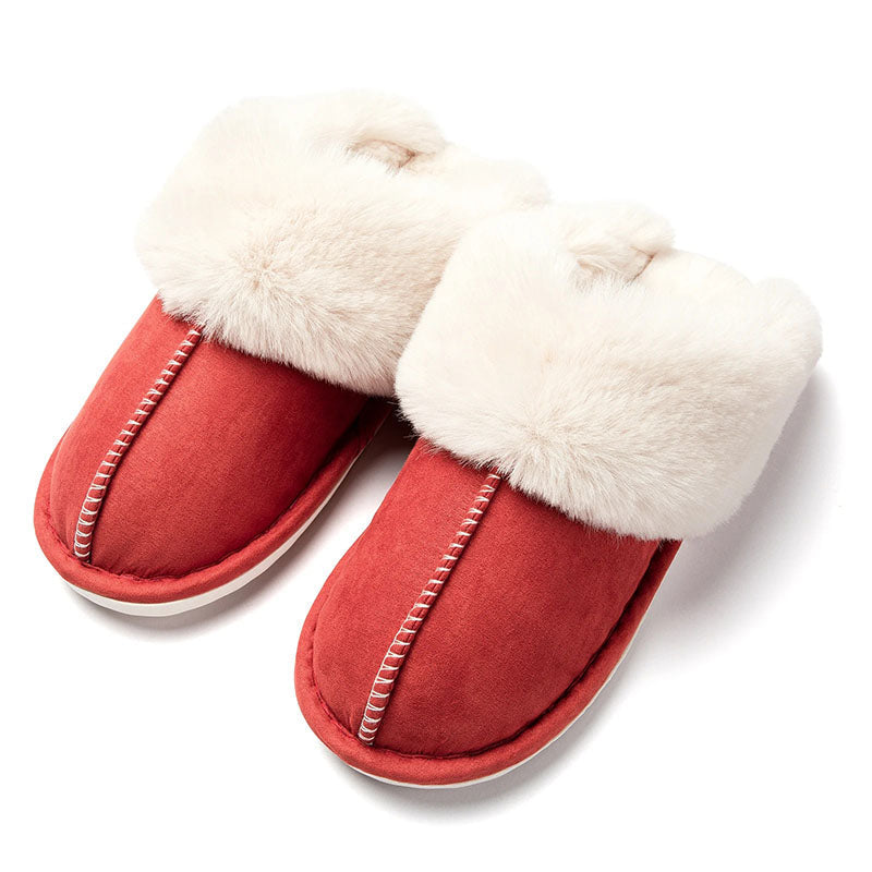 Warmly Lined Slippers with Soft Lining and Non-Slip Sole