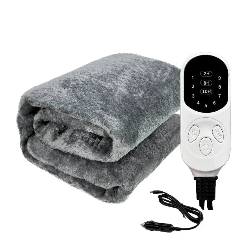 Washable 12V Heated Blanket for SUV and Truck