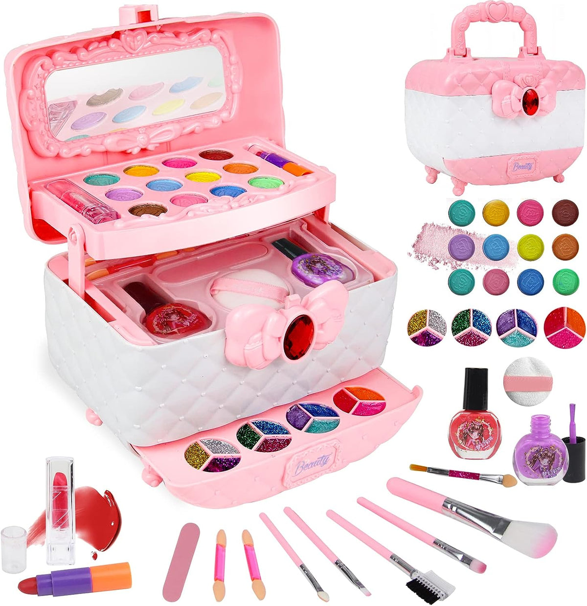 Washable Kids Makeup Set - Safe and Playful