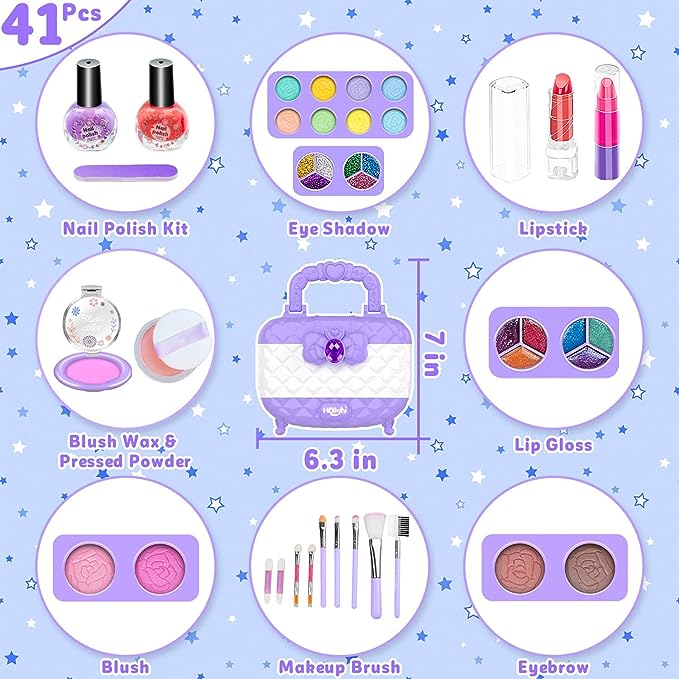 Washable Kids Makeup Set - Safe and Playful