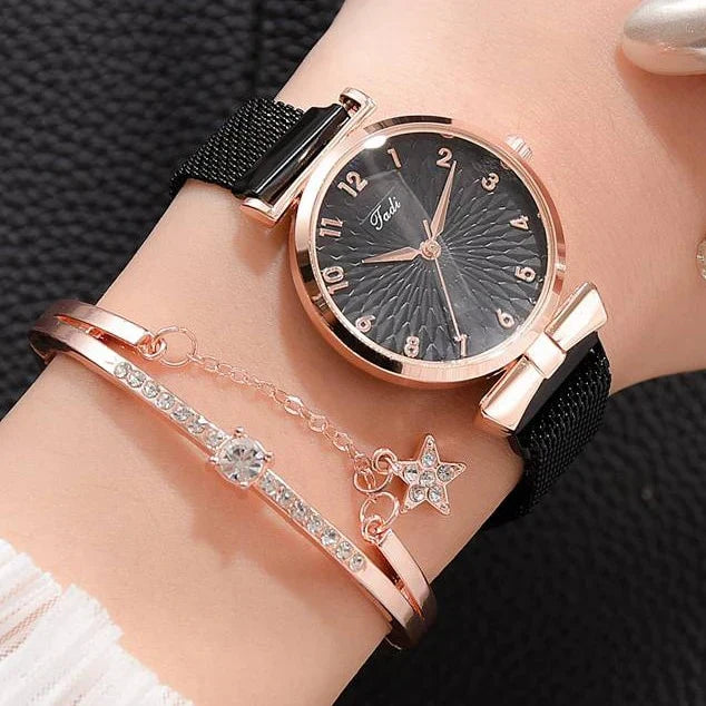 Watch with Magnetic Band
