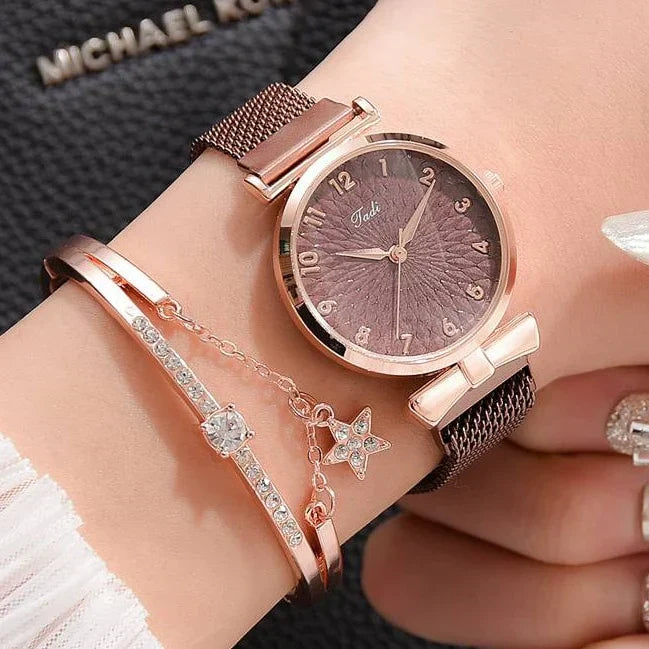 Watch with Magnetic Band