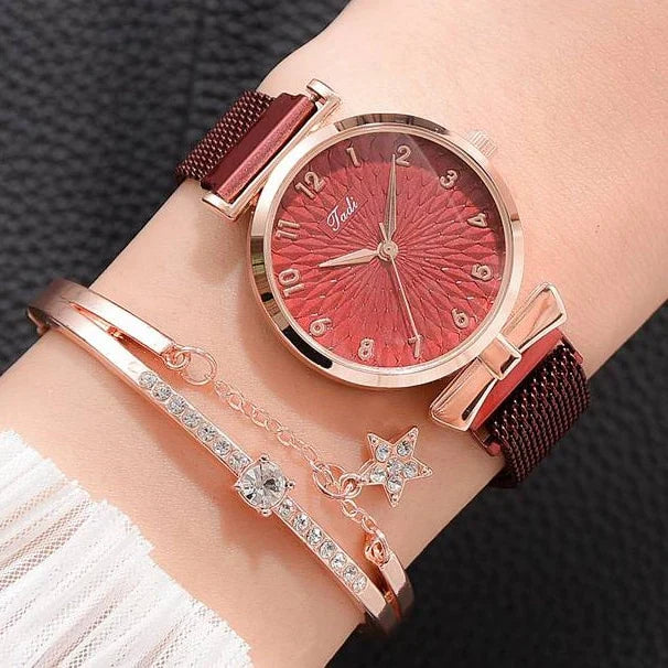 Watch with Magnetic Band