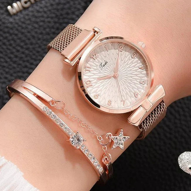 Watch with Magnetic Band