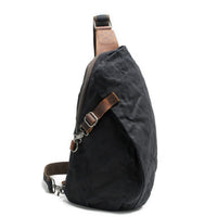 Water-Resistant Canvas Crossbody Bag with Anti-Theft Pocket