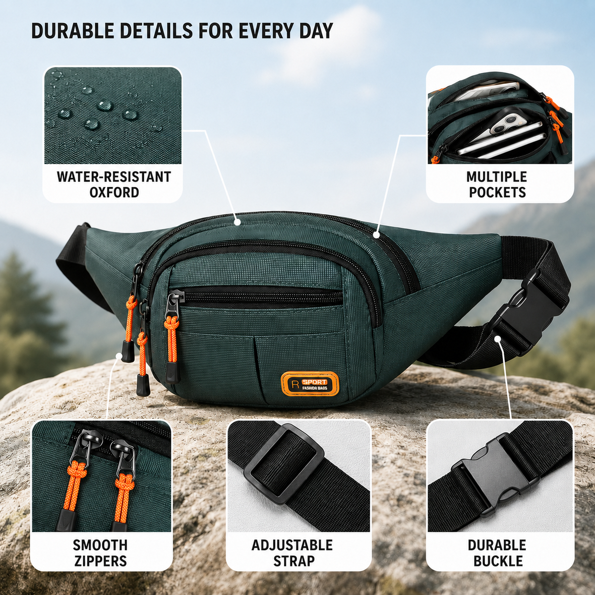 Water Resistant Waist Pack