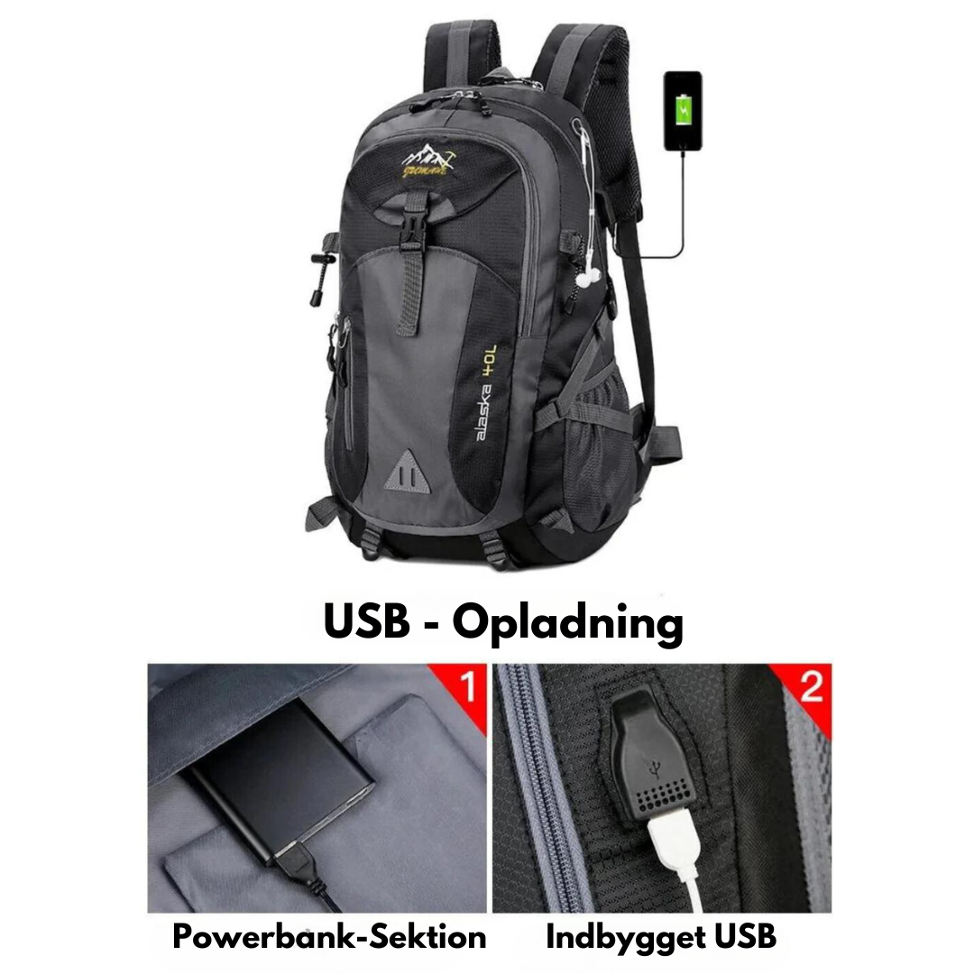 Waterproof 40L Adventure Backpack