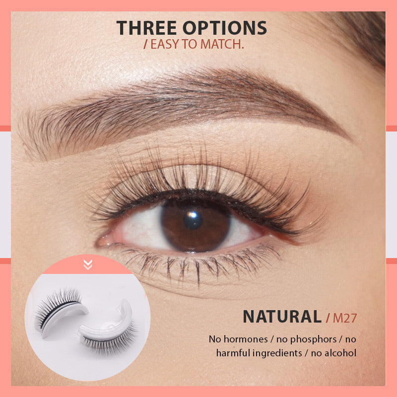 Waterproof and Reusable Self-Adhesive Eyelashes