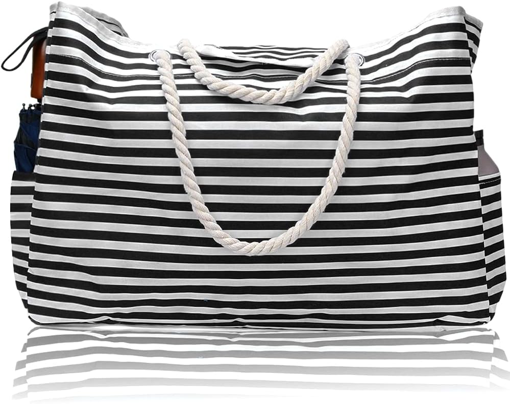 Waterproof Extra Large Beach Bag with Travel Pouch