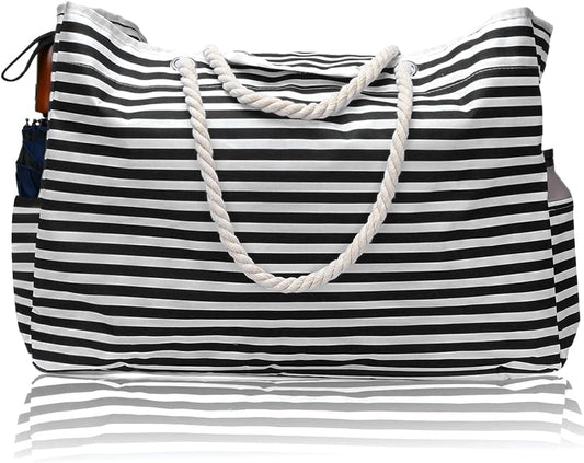 Waterproof Extra Large Beach Bag with Travel Pouch