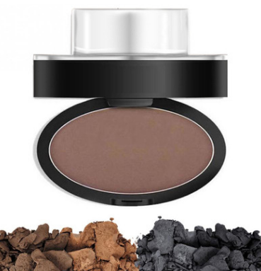 Waterproof Eyebrow Stamp Kit with Powder, 3 Shapes & 3 Colors - Natural Finish