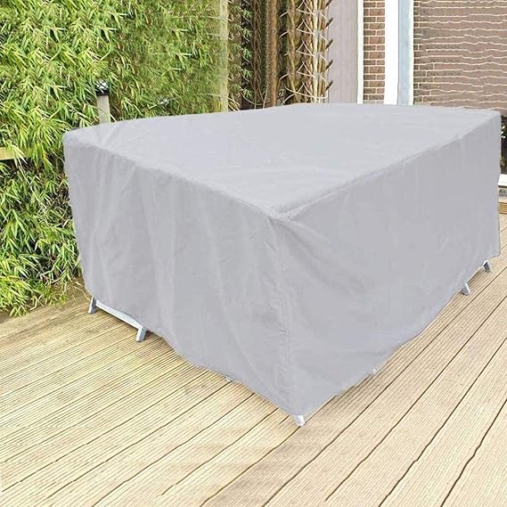 Waterproof Garden Furniture Cover in Black Polyester