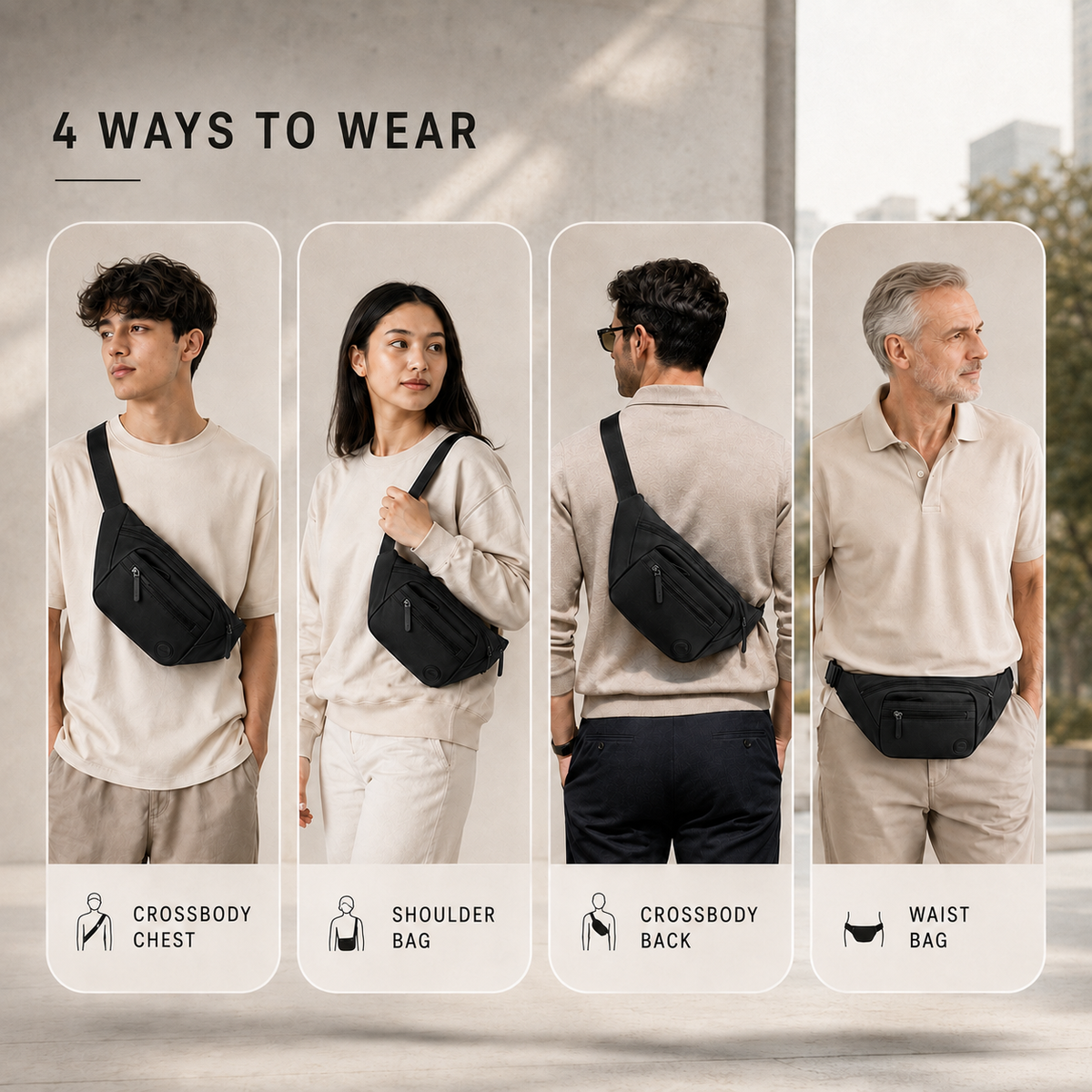 Waterproof Nylon Waist Pack