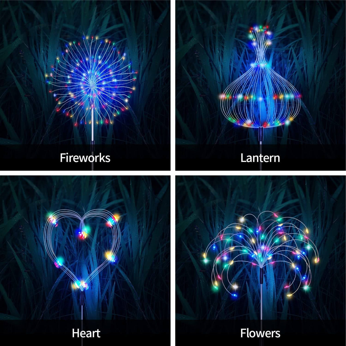 Waterproof Solar Garden Firework Lights