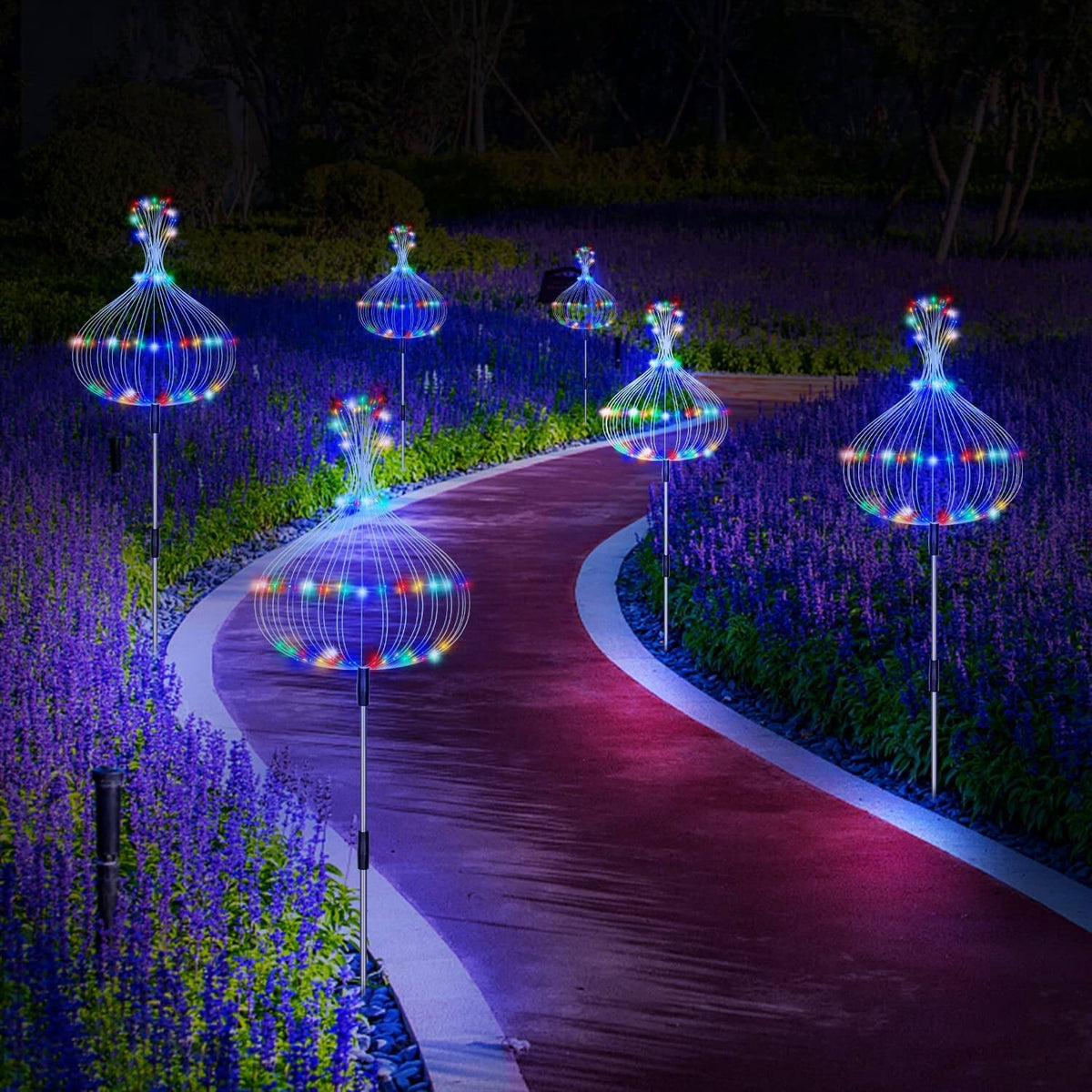 Waterproof Solar Garden Firework Lights