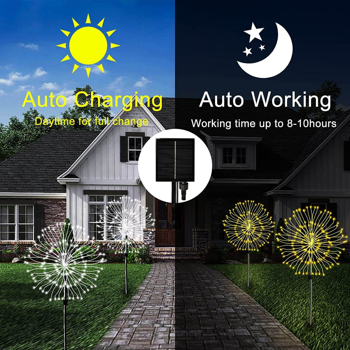 Waterproof Solar Garden Firework Lights