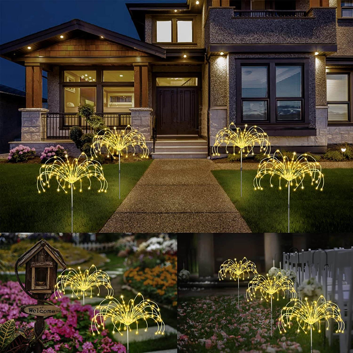 Waterproof Solar Garden Firework Lights