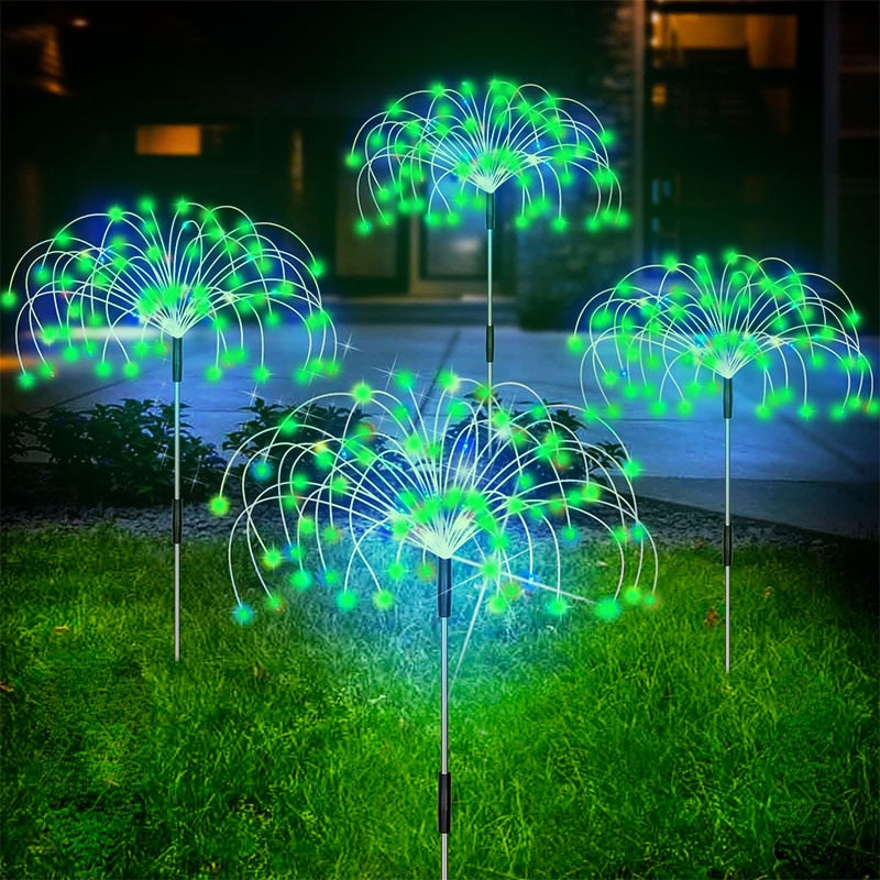 Waterproof Solar Garden Firework Lights