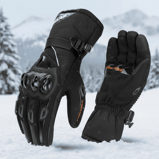 Waterproof Thermal Motorcycle Gloves for Winter Riding