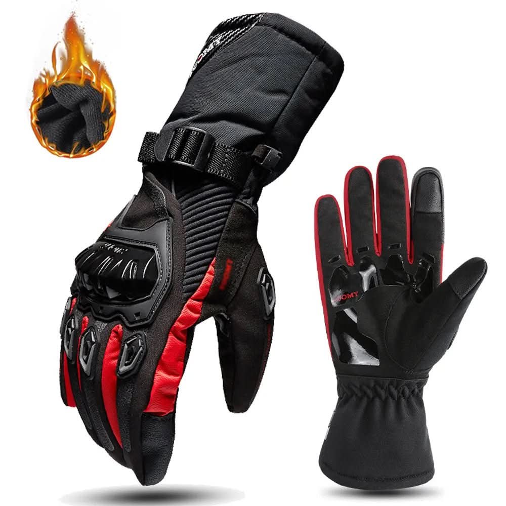 Waterproof Thermal Motorcycle Gloves for Winter Riding