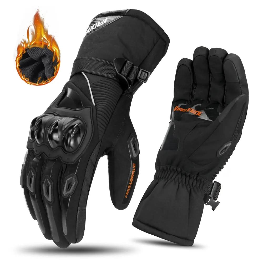 Waterproof Thermal Motorcycle Gloves for Winter Riding