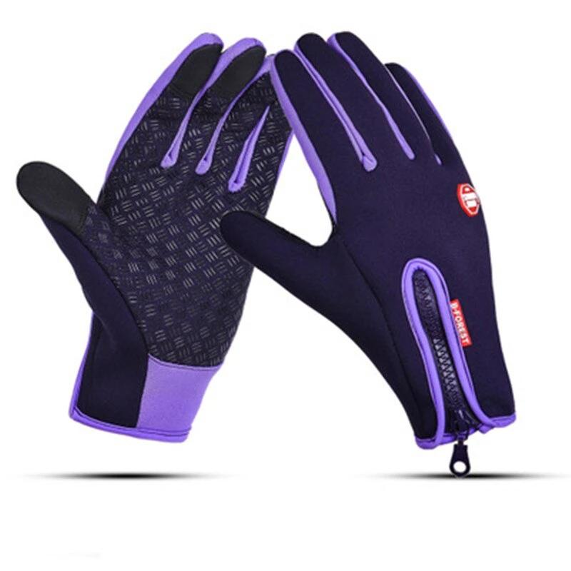 Waterproof Thermal Winter Sports Gloves with Touchscreen Compatibility