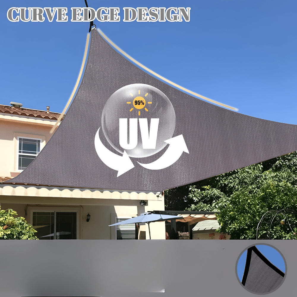Waterproof UV-Protection Sun Shade Sails for Patio and Balcony