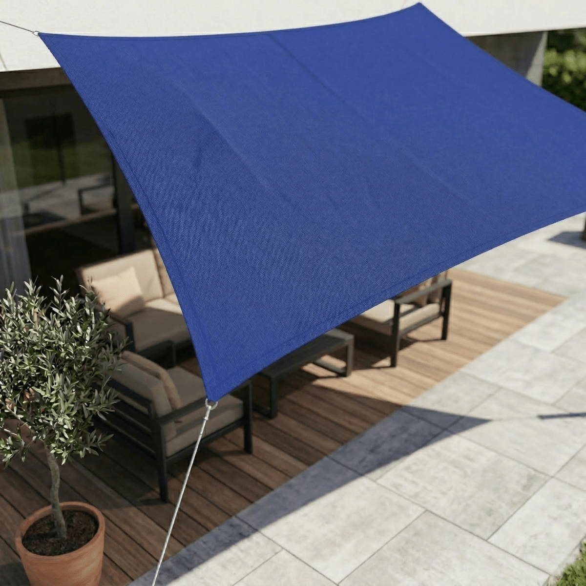 Waterproof UV-Protection Sun Shade Sails for Patio and Balcony