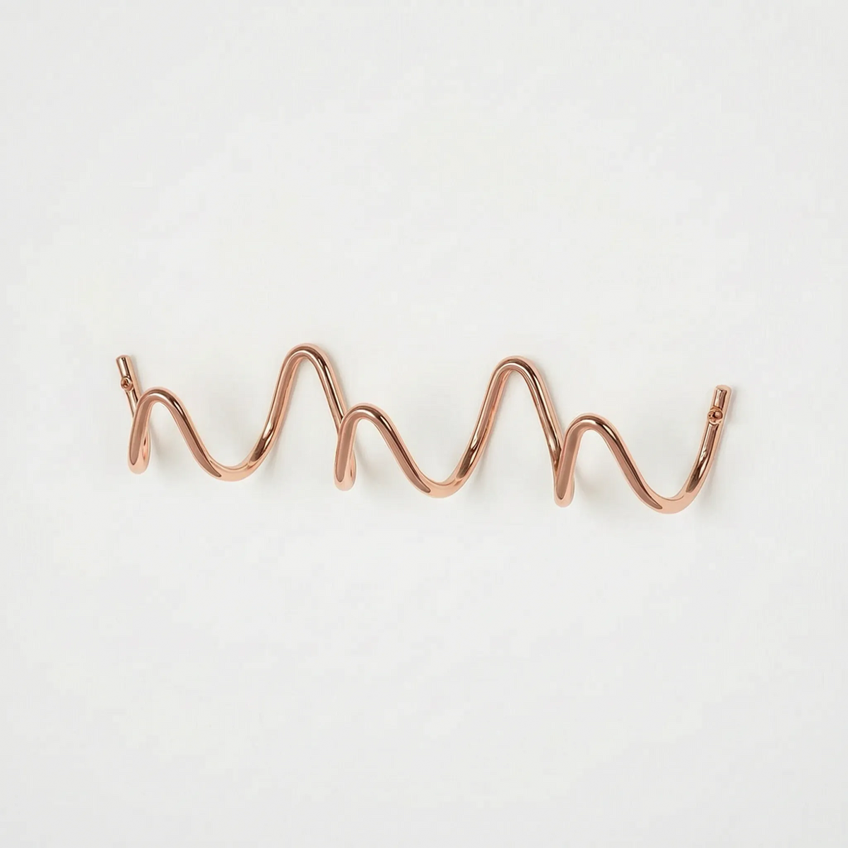 Wave-Shaped Wall Rack