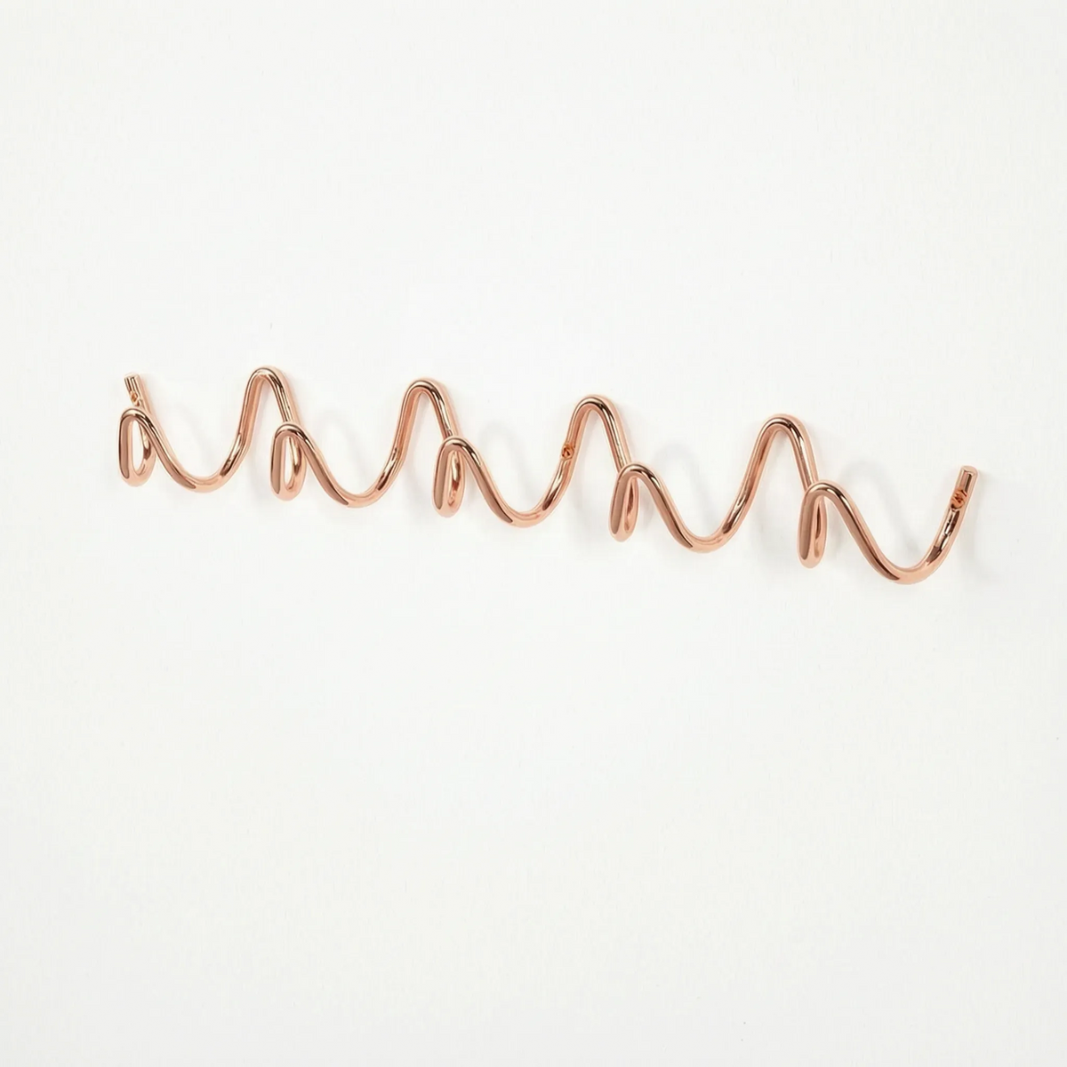 Wave-Shaped Wall Rack