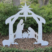 Weatherproof Outdoor Christmas Nativity Scene