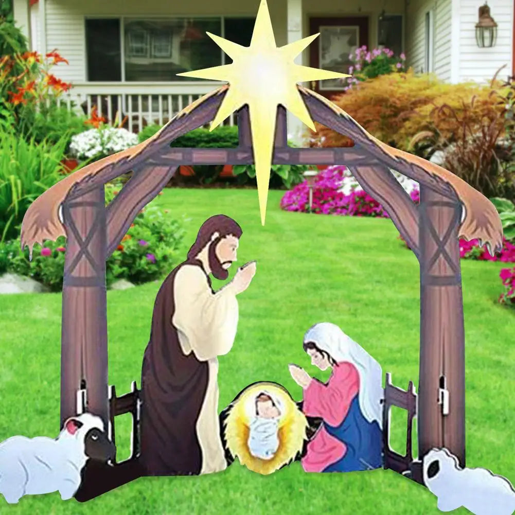 Weatherproof Outdoor Christmas Nativity Scene