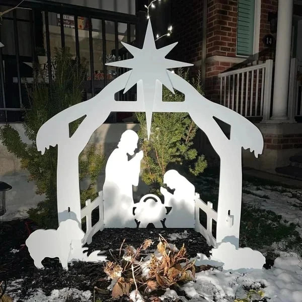 Weatherproof Outdoor Christmas Nativity Scene